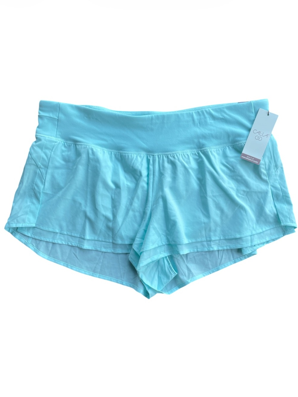 NWT Calia Kick It Up Performance Short Aqua XXL